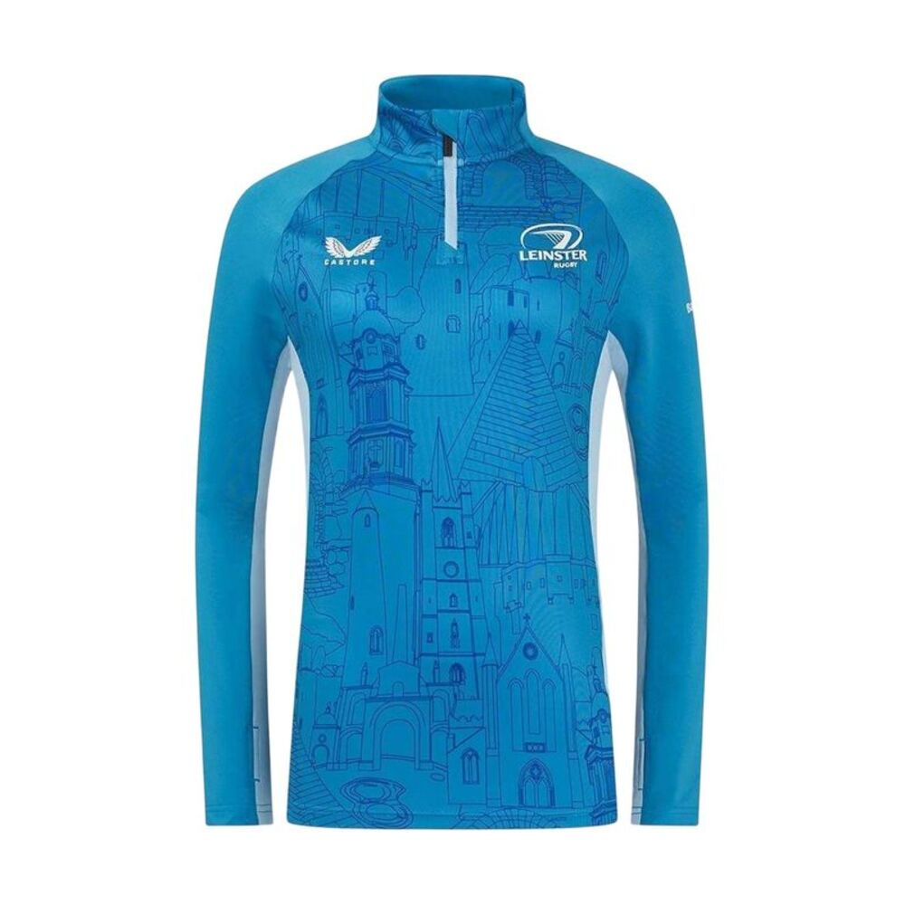 Castore Womens/Ladies 2024 2025 Leinster Rugby Track Top / Medium Blue